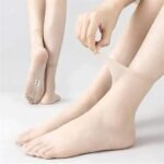 Socks for Women&Girl |5-Pairs -Invisible Slip-resistant Ultra-Thin Transparent,Massage Bottom Short Stockings|Nylon Summer Crystal Silk Ankle Length Stocking Socks for Womens and Girls - Image 2