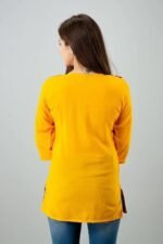 Women's Rayon Embroidery Work Short Top | Short Kurti for Women | Embroidered Straight Rayon Kurta | Tunic Tops for Women - Image 2