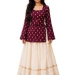 Designer Short Kurti for Women Latest Rayon Printed Ethnic Tunic | Stylish Kurti Tops with Jeans Styling | Casual Office Wear | Trendy Indian Fashion for Woman