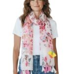 Chiffon Printed Scarfs Set For Womens