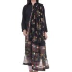 Dupatta For Women Gujarati/Rajasthani/Jaipuri Style Embroidered Cotton Dupatta With Plastic Mirror Work Ethnic Multicolor Designer Chunni