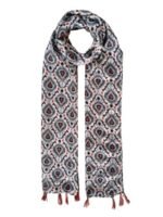 Women Polyester Printed Scarf 50x180 cm Lightweight Wrinkle Free Stole Soft Fashion Dupatta for Ladies