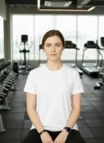 Women's Solid Round Neck  T-Shirt