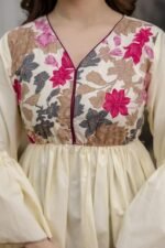 Daevish New Cotton Floral Printed Casual Tunic Kurta for Women | Women Regular Kurti - Image 4