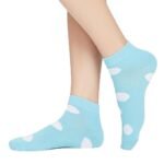 Women's Cotton Casual Socks | Soft Breathable Stretchable Ankle & Low Cut No Show Socks | Comfortable Everyday Wear | 1 Pair