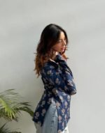 Women Rayon Printed Short Kurta | Straight Fit Casual Ethnic Top - Image 3