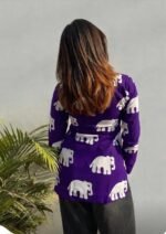 Designer Women’s Rayon Blend Printed Short Kurti | Straight Fit Casual Ethnic Top | Square Neck Full Sleeve Kurti Office College - Image 3