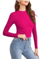 Women's Full Sleeve Top Round Neck Casual Tshirt - Image 3