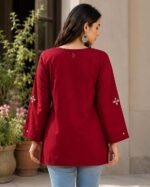 Embroidered Short Kurti - Image 3