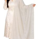 Women's Banarasi Organza Striped Dupatta