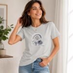 Women's Oversized Graphic Printed T-Shirt - Image 4