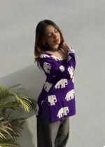 Designer Women’s Rayon Blend Printed Short Kurti | Straight Fit Casual Ethnic Top | Square Neck Full Sleeve Kurti Office College - Image 2