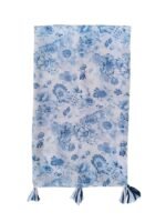 Fashage Women's Printed Cotton Blend Scarf with Tassels | Soft Lightweight Stole - Image 3