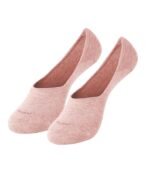 Women Compact Cotton Stretch No Show Socks with StayFresh Treatment