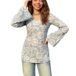 Women’s All Over Printed Rayon Short Kurti | Comfortable and Lightweight Ethnic Tunic Top for Casual and Party Use