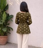 Women Printed Rayon Short Kurti | Soft Breathable Rayon Short Top for Office & Casual Use - Image 2