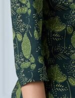 Women Cotton Printed A-line Short Kurti - Image 4