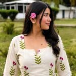 Women’s Rayon Printed Short Kurti with Square Neck & Long Flared Sleeves – Stylish Ethnic Casual Wear with Tie Detailing - Image 2