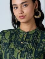 Women Cotton Printed A-line Short Kurti - Image 3