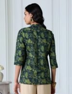 Women Cotton Printed A-line Short Kurti - Image 2