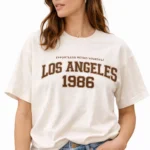 Women Printed Round Neck Pure Cotton White T-Shirt